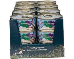 24x Renske Blik Vers Gestoomd Complete Menu Kalkoen - Eend 95 gr