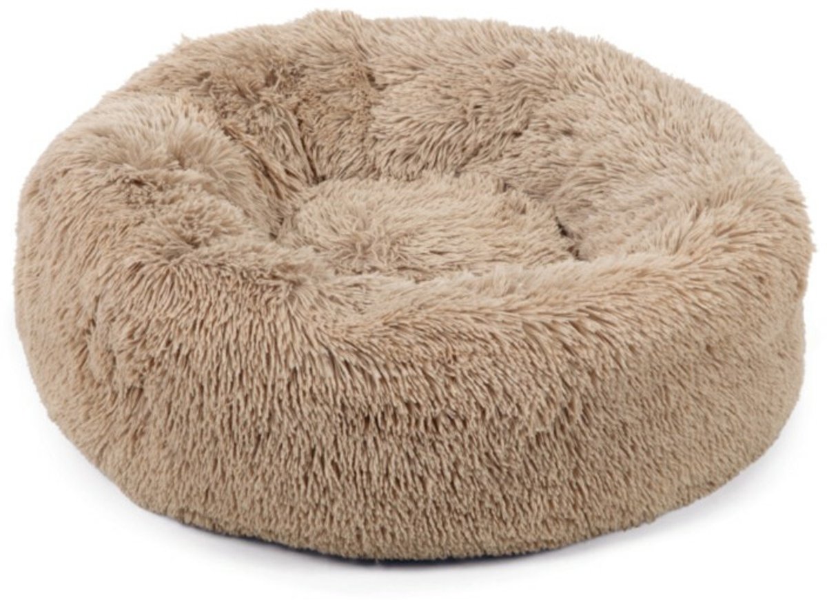 Beeztees Yali - Hondenmand - Pluche - Beige - Diam. 70 cm