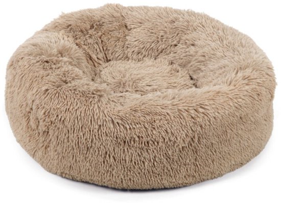 Beeztees Yali - Hondenmand - Pluche - Beige - Diam. 70 cm