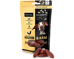 8x Chewies Salametti Hondensnack Kip & Kaas 200 gr