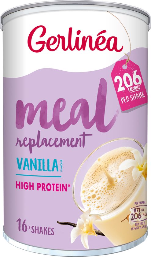 Gerlinéa - Maaltijdvervanger - Afslankshake - Vanille - 436 gr