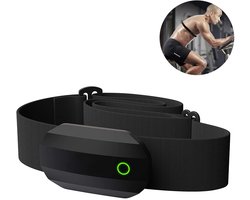 Gsedaox-Hartslagmeter-Borstband-Hartslagmonitor Band met Bluetooth en ANT+ Sensor-Zwart
