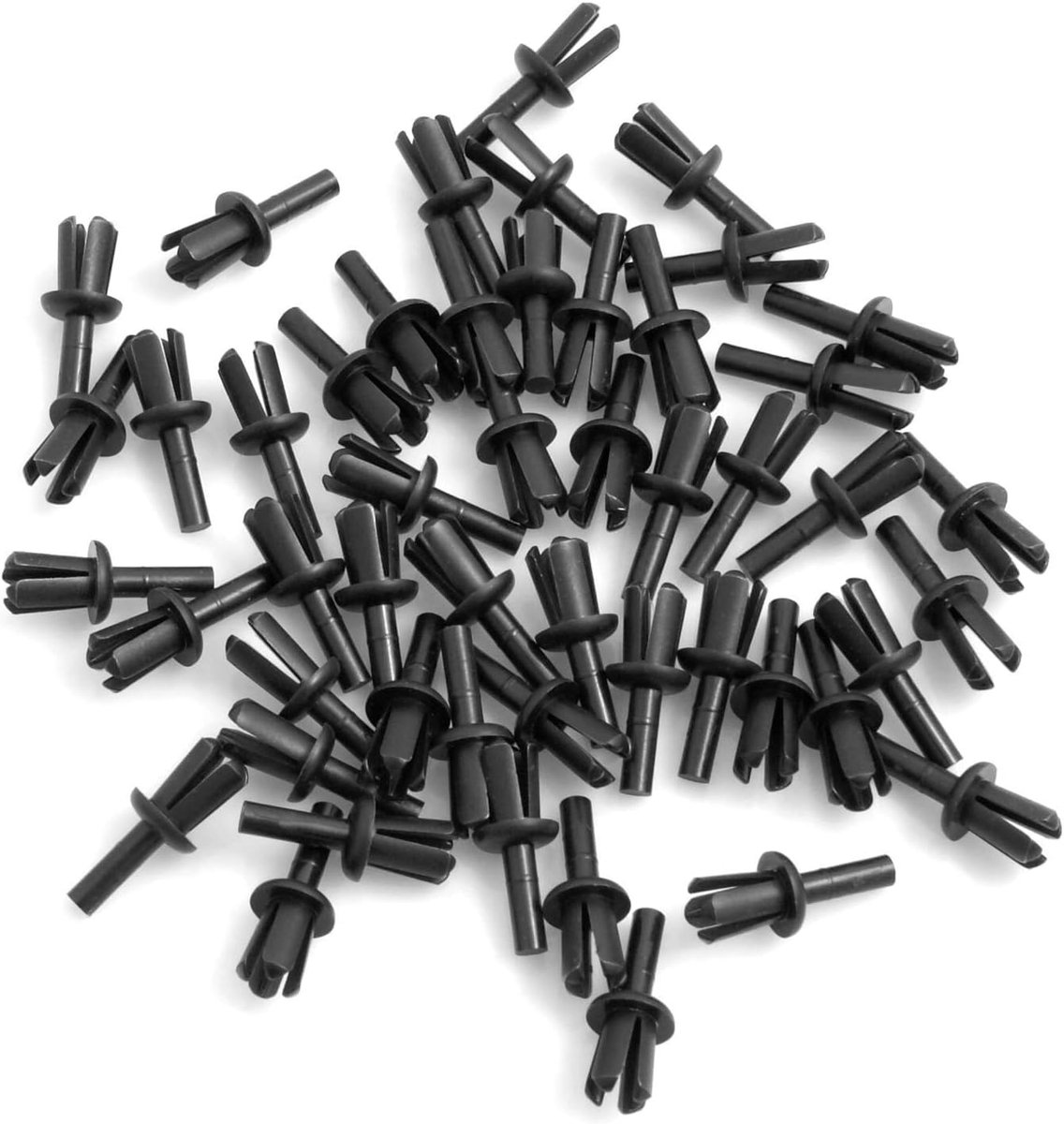 Spreidklinknagels-Clip-50-stuks-Zwart-3,5-mm-gat