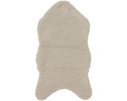 Decoris - Schapenvacht Imitatie – Wit - L90 × B50 x H2 cm