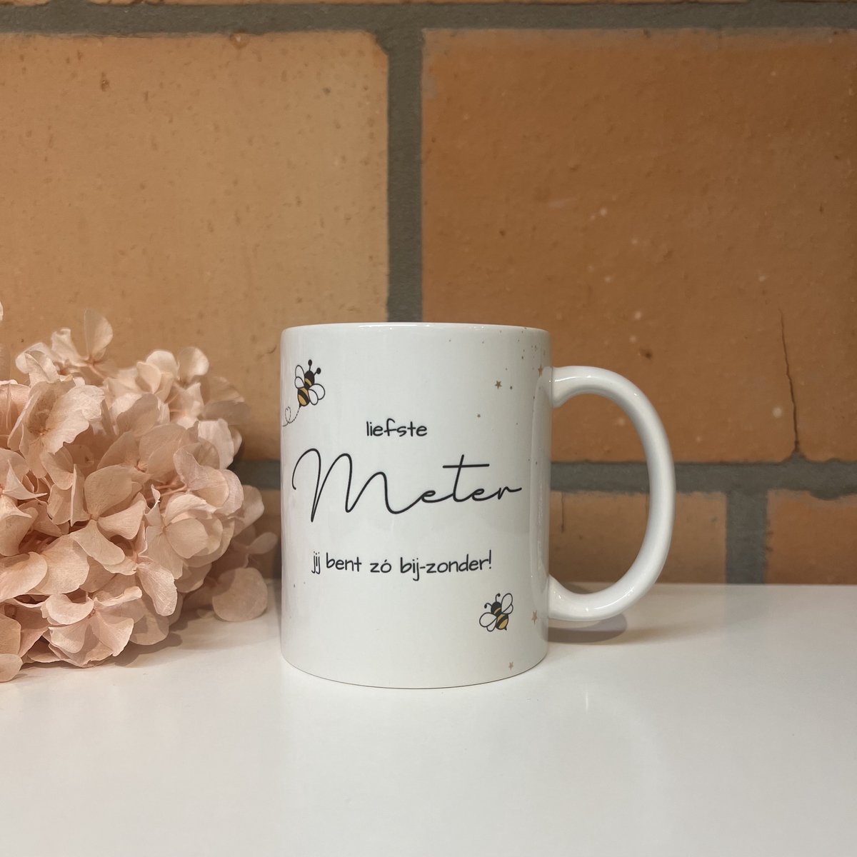Mok liefste METER | bijzonder | liefste meter | meter vragen | meter worden | peettante vragen | peettante worden | cadeau | geschenkdoos | giftbox