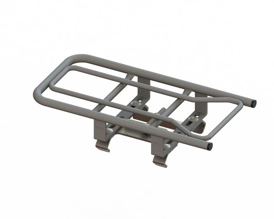 Steco Universele opzetdrager - E-bike - Zilver - 32x16x5 cm - Max. 35 kg - Inclusief montageset van Steco — afbeelding 2