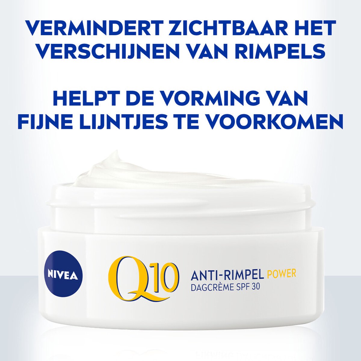 NIVEA Q10 Dagcrème Anti-Rimpel Power SPF 30 - 2 x 50 ml - Voordeelverpakking