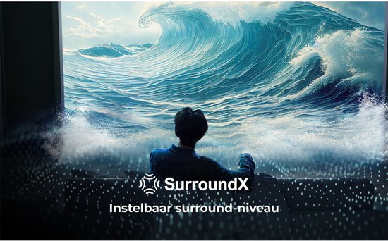 ULTIMEA 5.1-kanaals Dolby Atmos-soundbar met draadloze subwoofer, 2 surround-luidsprekers en slimme app-bediening - Zwart van Merkloos — afbeelding 4