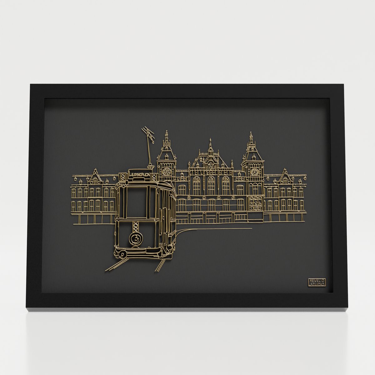 Amsterdam Centraal - Amsterdam – Fotolijst (3D- Print)