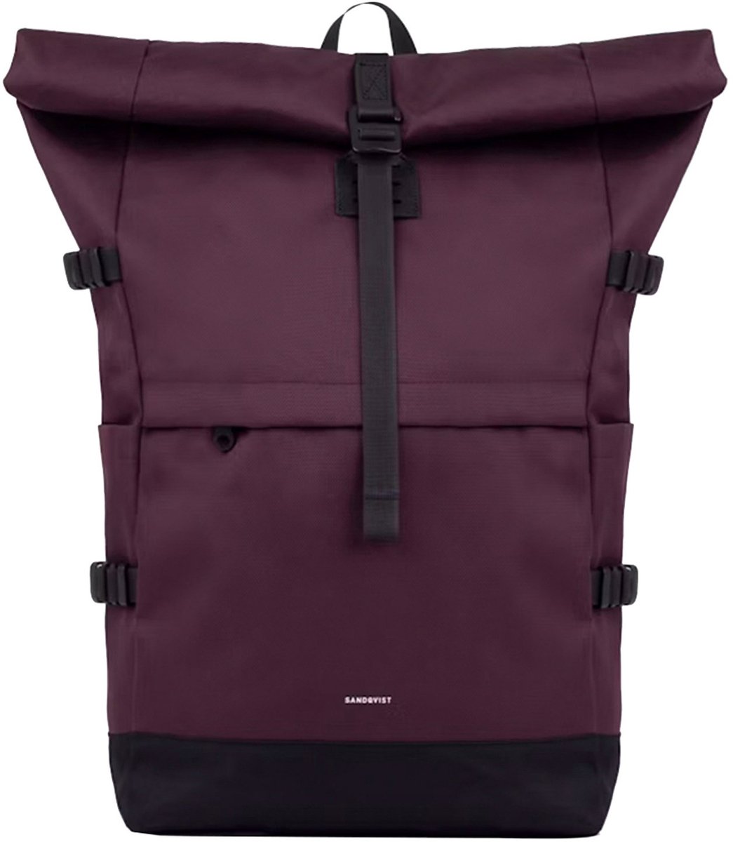 Sandqvist Icon Rolltop Backpack L cabernet