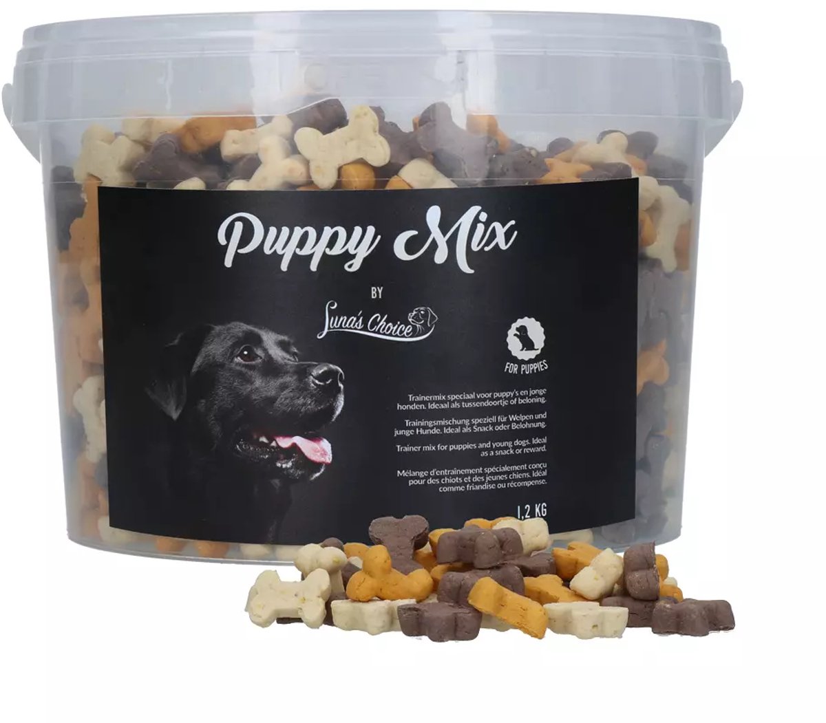 Luna’s Choice Trainer Mix voor Puppies – 1.3 kg – Hondensnack voor de training – Kauwsnacks – Honden Beloningssnoepjes – Hondenvoer Luna’s Choice Trainer Mix voor Puppies – 1.3 kg – Hondensnack voor de training – Kauwsnacks – Honden Beloningssnoepjes – Hondenvoer