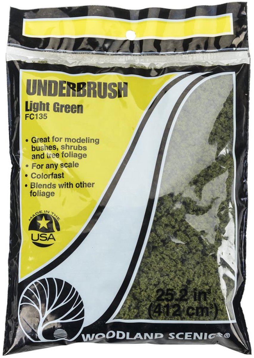 Woodland Scenics - Underbush, Light green - FC135