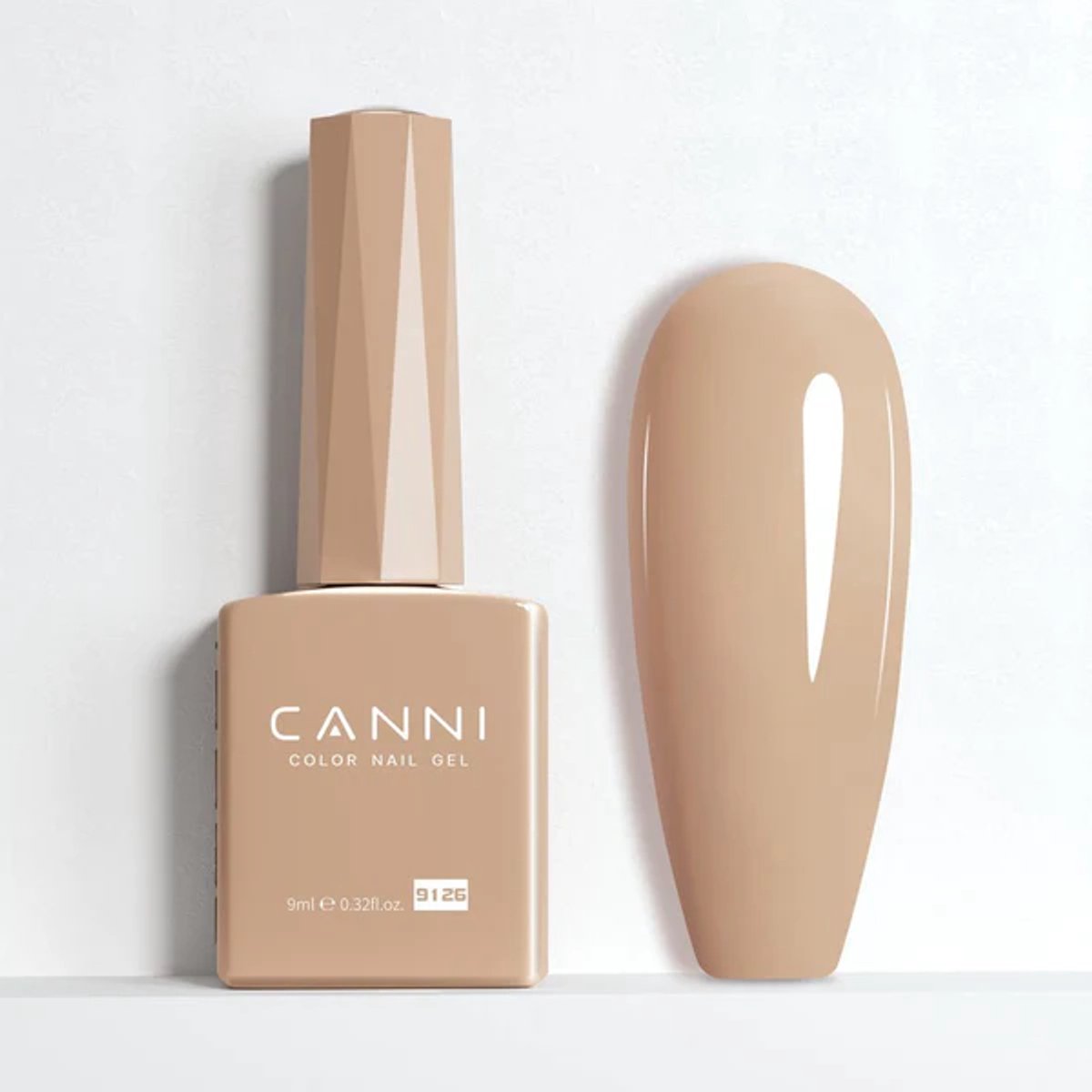 Canni UV Gellak Crème - 9 ml - Bruine Gellak - Crème Gellak - Gellak Bruin - Gellak Kleuren - Canni Gellak - Gellak Nagellak