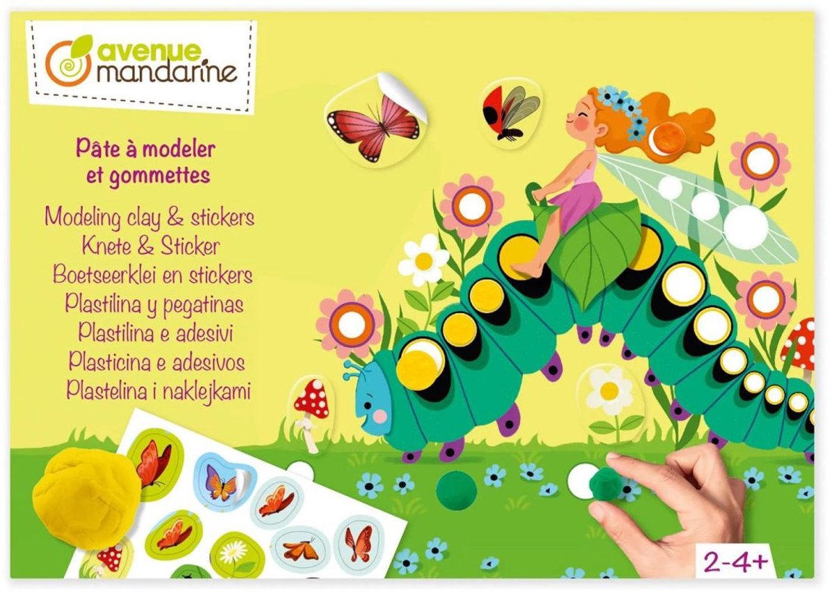 Boetseerklei en Stickers 'Elfjes'