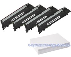 KATRIZ KATRIZ® huismerk toner voor Samsung 404S| 1x K404S Zwart+ 1x C404S Cyaan + 1x M404S Magenta +1x Y404S Geel - 4stuks