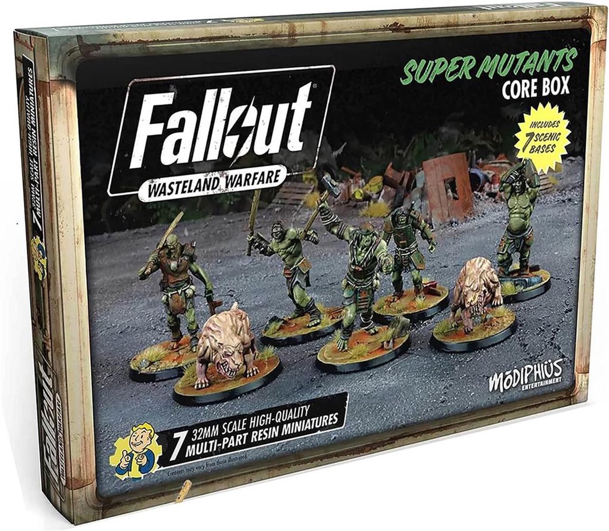 Fallout: Wasteland Warfare - Super Mutants Core Box - Modiphius Entertainment - Ongeschilderd