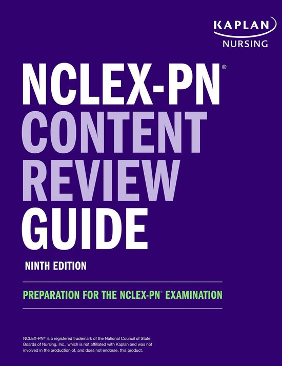 Kaplan Test Prep - NCLEX-PN Content Review Guide - cover