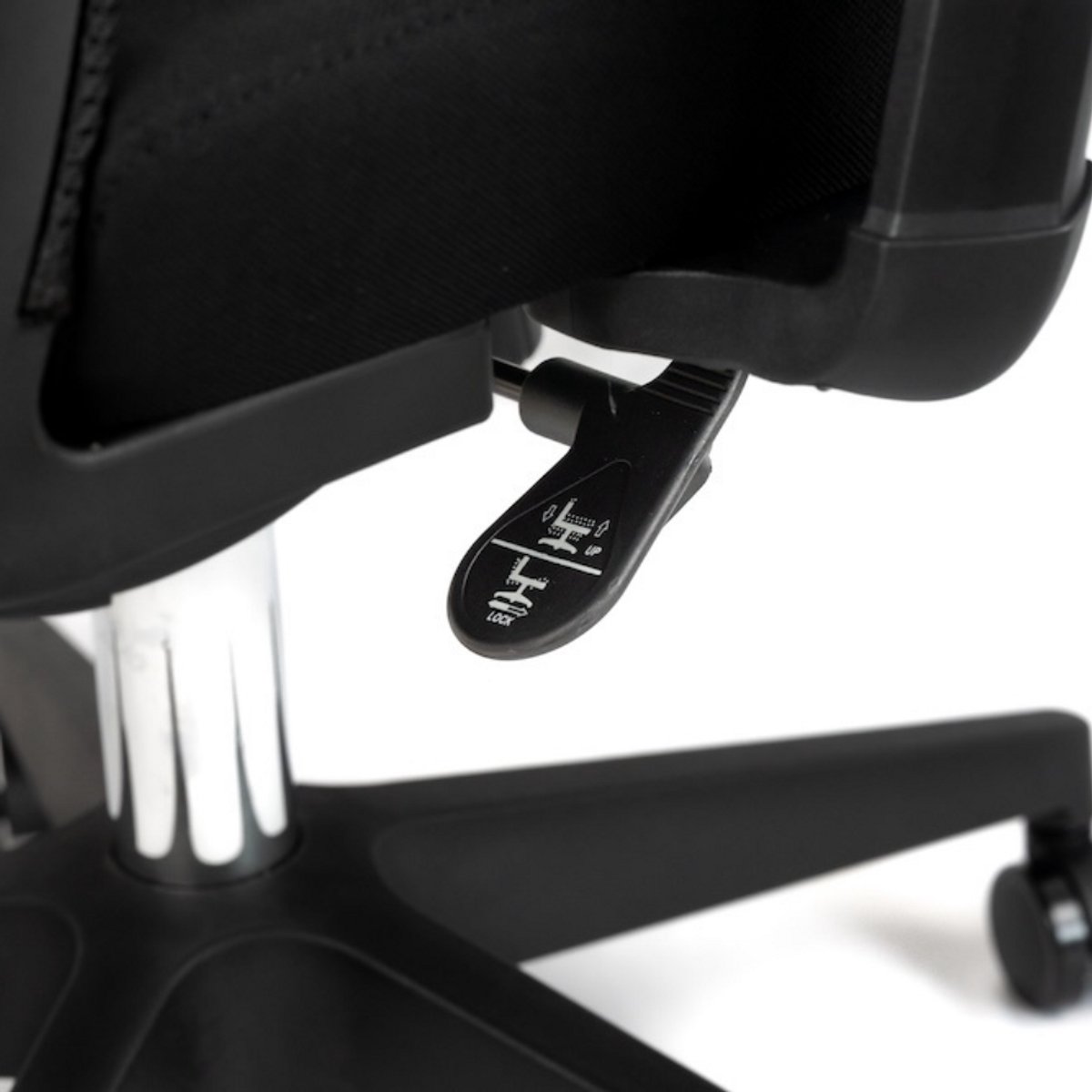 Opulenze Vento One Ergonomische Bureaustoel Zwart Mesh & - afbeelding 3