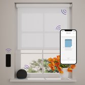 Store enrouleur électrique Easy Translucent - White Brillant - 180 x 190 cm - CMD-02-P