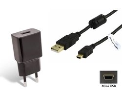 OneOne 2A lader + 1,8m extra sterke Mini USB kabel. Universele oplader adapter past op Casio grafische rekenmachine PRIZM FX-CG10, ClassPad FX-CP400, ClassPad 330