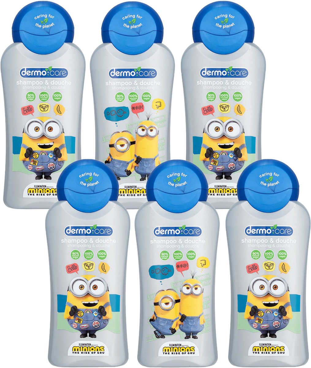 Dermo Care Minions Shampoo & Douche - 6x 200ml