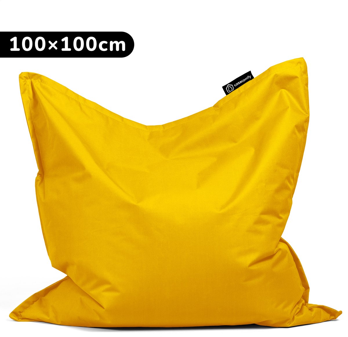 Casacomfy - Original Zitzak - Zitkussen - 100x100 - Geel - Binnen & Buiten