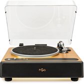 House of Marley Soul Rebel Platenspeler met Ingebouwde Speakers - Bluetooth - LED Licht - Vinyl - LP - Premium - Bamboo Design - Ingebouwde Stofkap