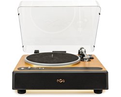 House of Marley Soul Rebel Platenspeler met Ingebouwde Speakers - Bluetooth - LED Licht - Vinyl - LP - Auto-stop - Premium - Bamboo Design - Ingebouwde Stofkap - Gemaakt van Duurzame Materialen