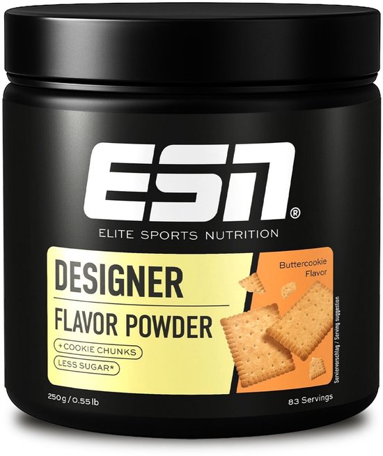 ESN Designer Flavor Powder, Buttercookie, 250 g - smaakpoeder