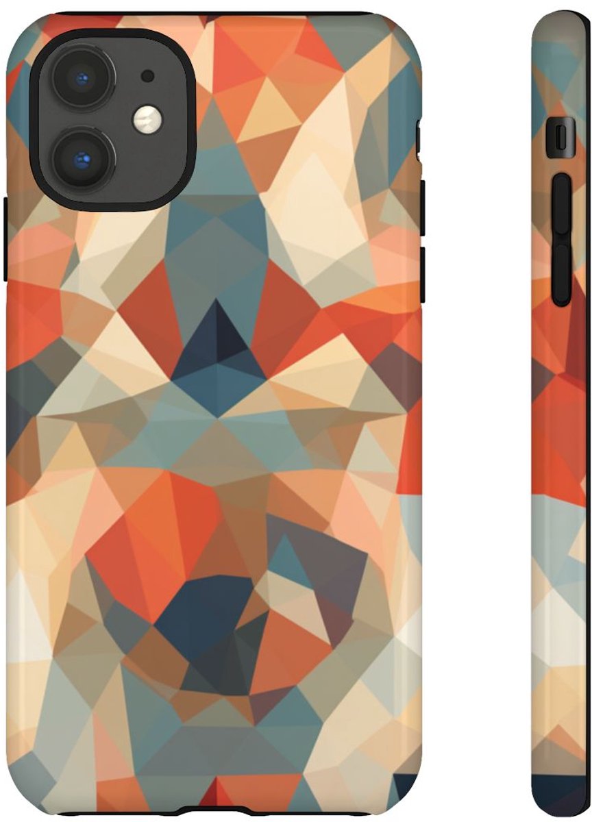 Geometrisch Abstract Patroon – Telefoonhoesje Geschikt voor iPhone 11