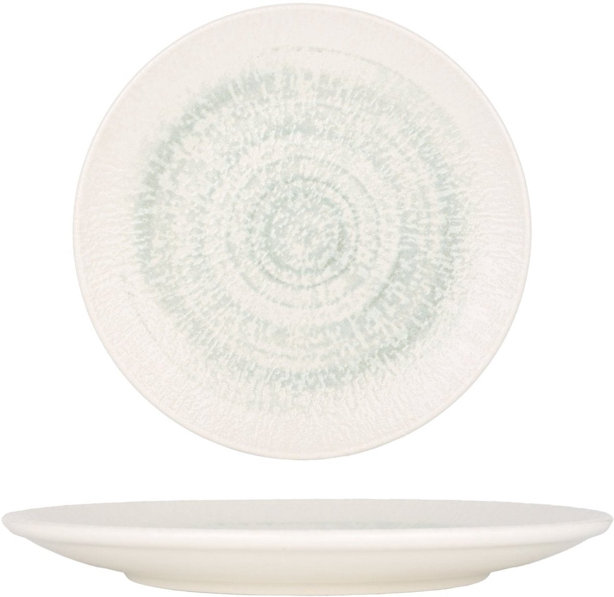 ID Fine Dessertbord - Glacier - Porselein - 23 cm - set van 6