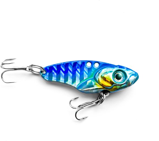 Set van 6 Vib Blade Lures - Vibrerend Kunstaas met 3D Ogen - Voor Baars, Snoekbaars, Snoek & Forel van Troutlook — afbeelding 4