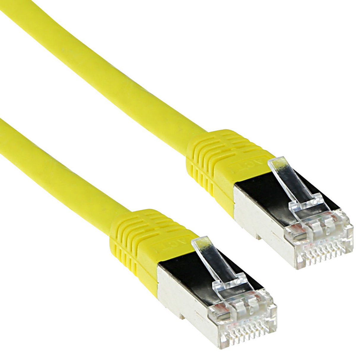 ACT FB9830 LSZH SFTP CAT6 Patchkabel Geel - 30 meter