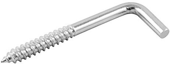 QUARKZMAN 50 Stück L-förmige Haken, 1 Zoll rechtwinklige