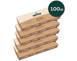 WOOOF Schapenvet bonbons puur - 100st - Hondensnack bites - Supplement - Glanzende vacht - Gezond - 100st