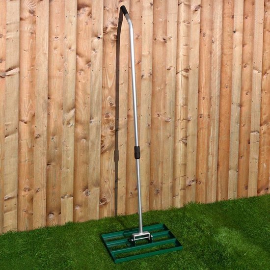 Nivellering Hark Grond Leveler 50 cm - Verstelbaar Handvat 1.20-1.90 m Tuin Gazon Golf Zand Gras Golfbaan Achtertuin Bodemnivellering Nivelleren - Groen — afbeelding 4
