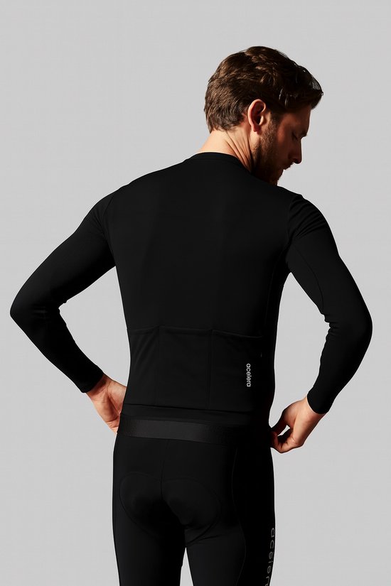 BERGRISAR Fleece fietsshirt heren lange mouwen herfst winter thermo BERGRISAR Fleece fietsshirt heren lange mouwen herfst winter thermo