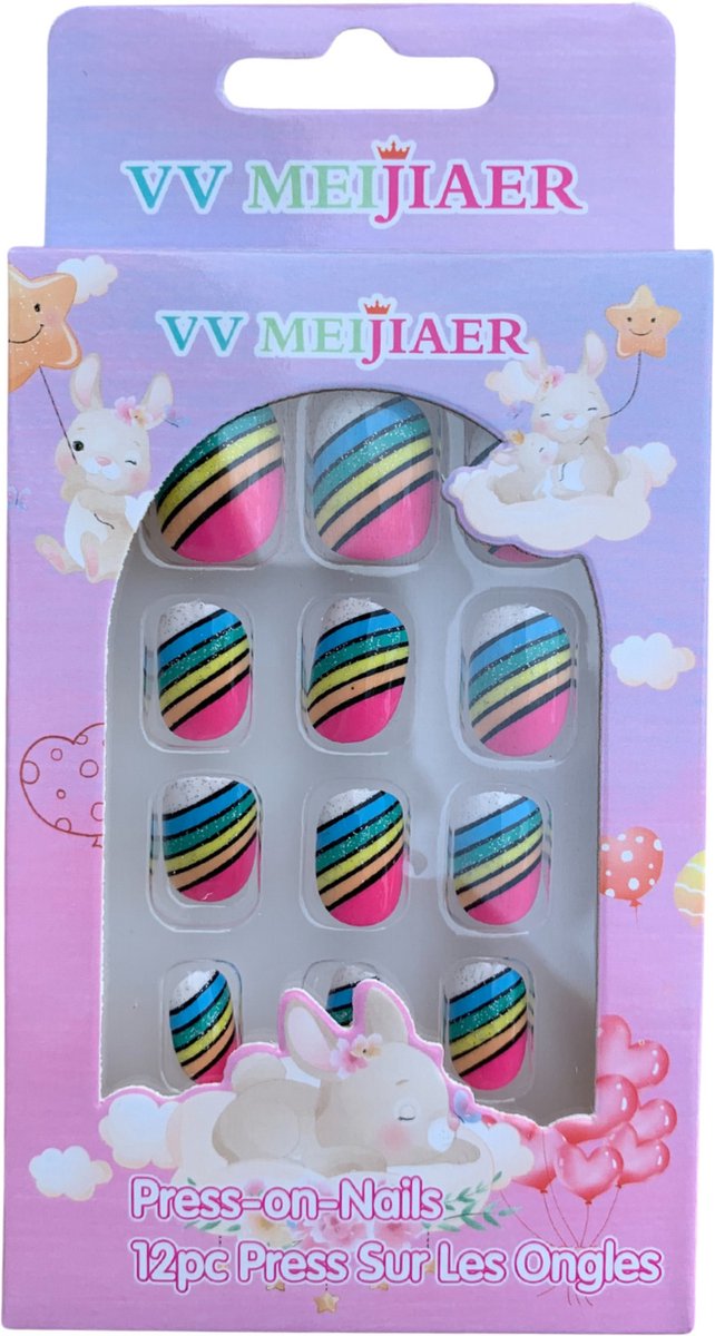 Plaknagels voor Kinderen | Kersjes | Nepnagels | Geen Lijm Nodig