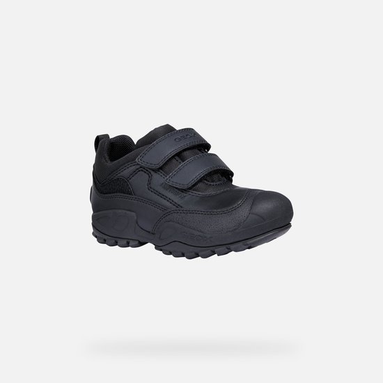 GEOX NEW SAVAGE ABX JONGENS Veterschoenen - ZWART