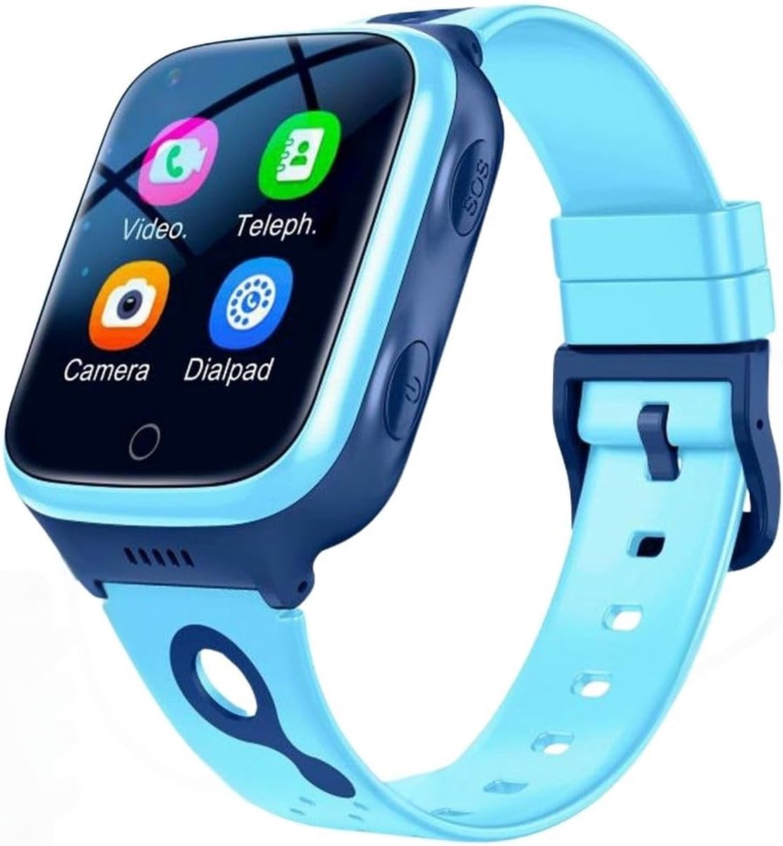 Kinder Smartwatch met 4G GPS Tracker en Videobellen - Waterdichte Slimme Horloge voor Kinderen