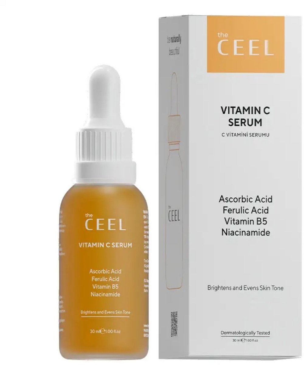 THE CEEL Anti-vlekken vitamine C serum - Effectief tegen pigmentvlekken - Voor een heldere uitstraling - pigmentvlekken verwijderen - 20% vitamine C 30 ml