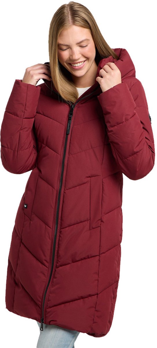 Ragwear Natalin Wine Winterjas Dames Rood