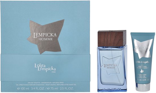 Lolita Lempicka Homme Eau De Toilette Spray 100ml en After Shave gel 75 ml - Heren geschenkset