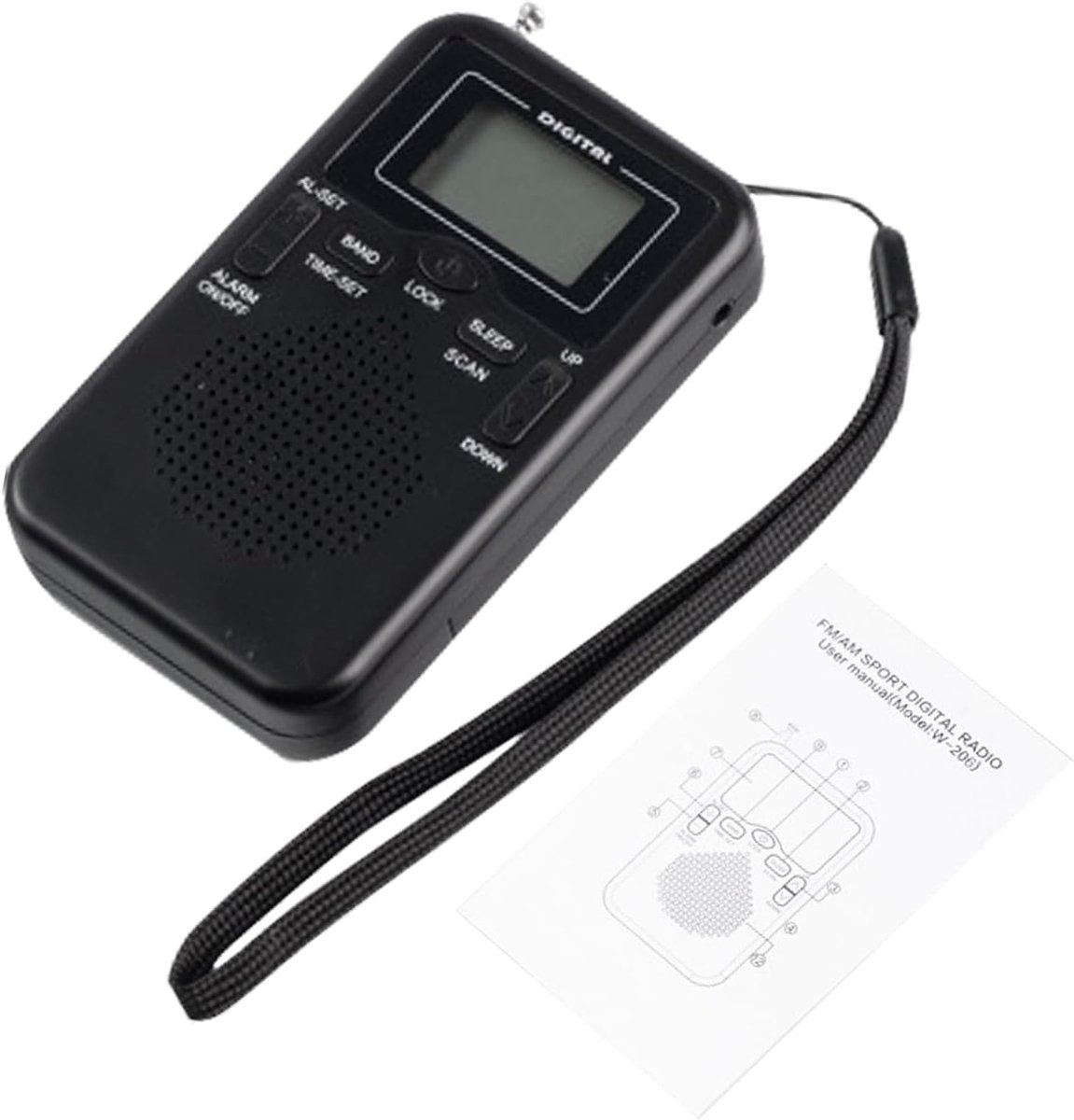 Draagbare Mini Radio - Zeer Gevoelig Transistormodel voor Duidelijke Uitzendingen, Perfect voor Buitenactiviteiten
