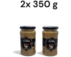 Abdurrahman Tatlıcı 100% Tahini – Glutenvrij 2x 350g Glazen Pot | Pure Sesampasta, Vegan & Gezond - %100 Tahin – Glutensiz Cam Kavanoz | Saf Susam Ezmesi, Sağlıklı -100% Tahini – Gluten-Free 2x 350g Glass Jar | Pure Sesame Paste, Vegan & Healthy