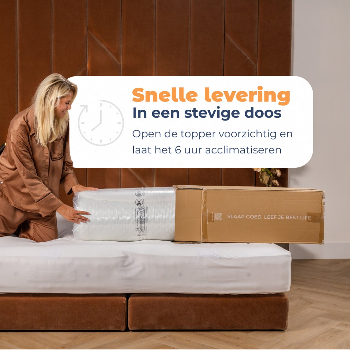 Best Best Life Matras Topper 180x200 - Topdekmatras - T - afbeelding 5