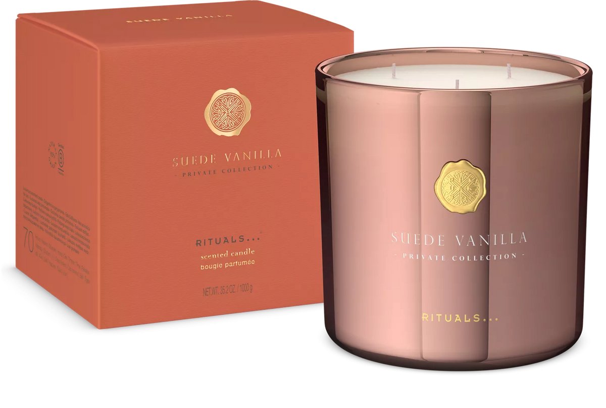 Rituals Suede Vanilla - Scented Candle 1000 g - Geur Kaars - Private Collection