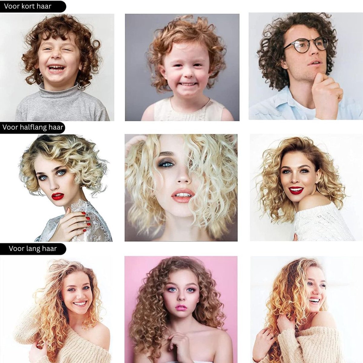 MKSS® Wafeltang Krultang voor Dik en Dun Haar - afbeelding 3