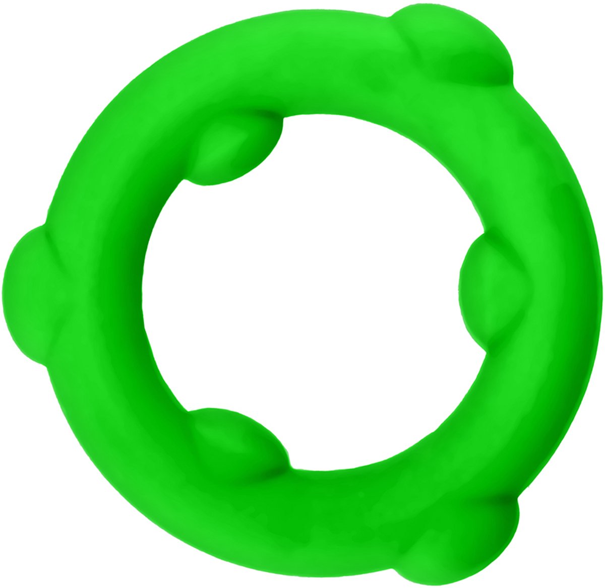Oxballs - Spinner - Siliconen Cockring - Groen