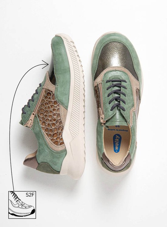 Wolky e-Way S2F 05825 pour femme, gris foncé